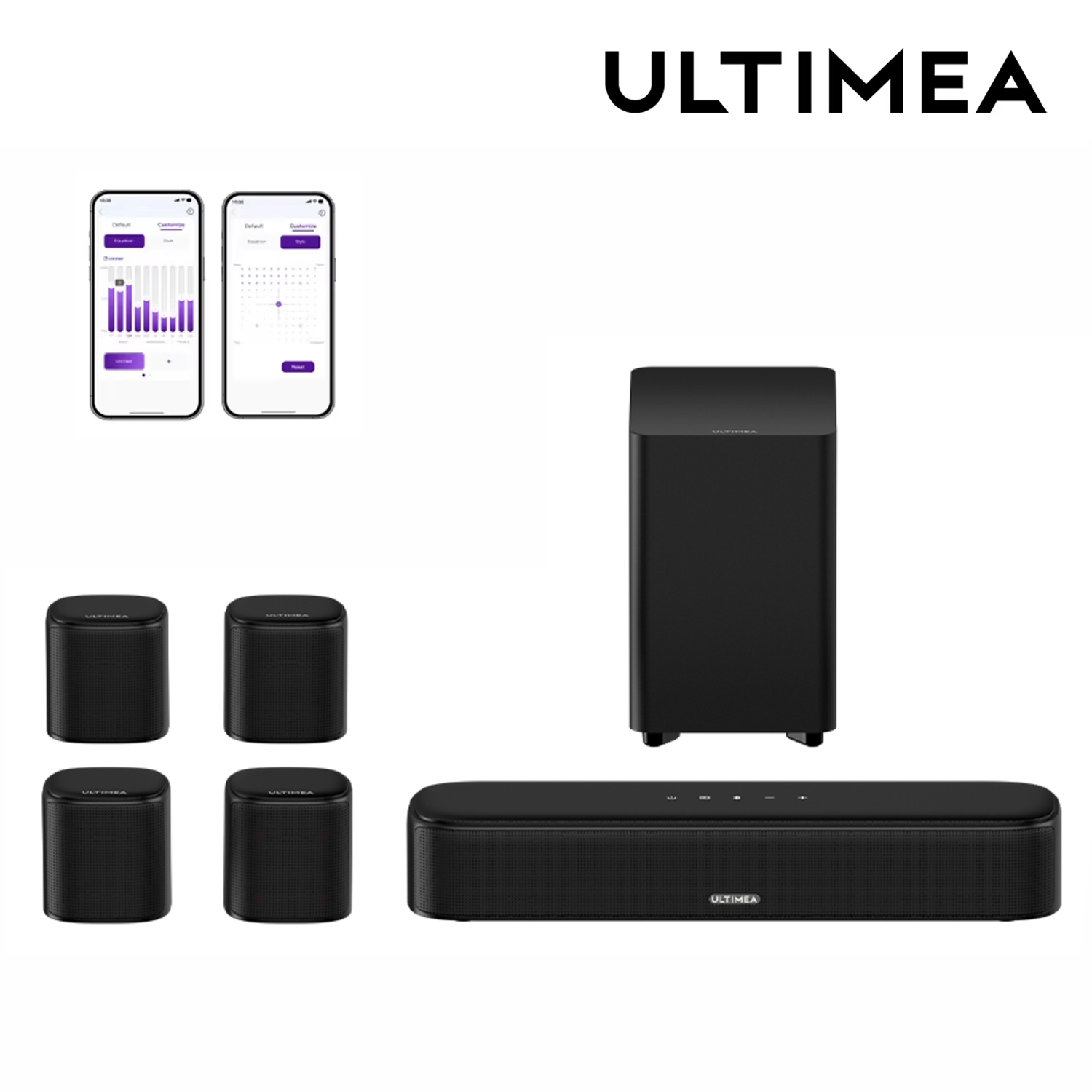 Audio Home Cinema - ULTIMEA 7.1 Channel Sound Bar System