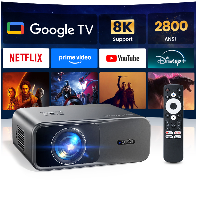 Wimius G1 4K Google TV Project - Home Cinema Tv ulasan dan harga
