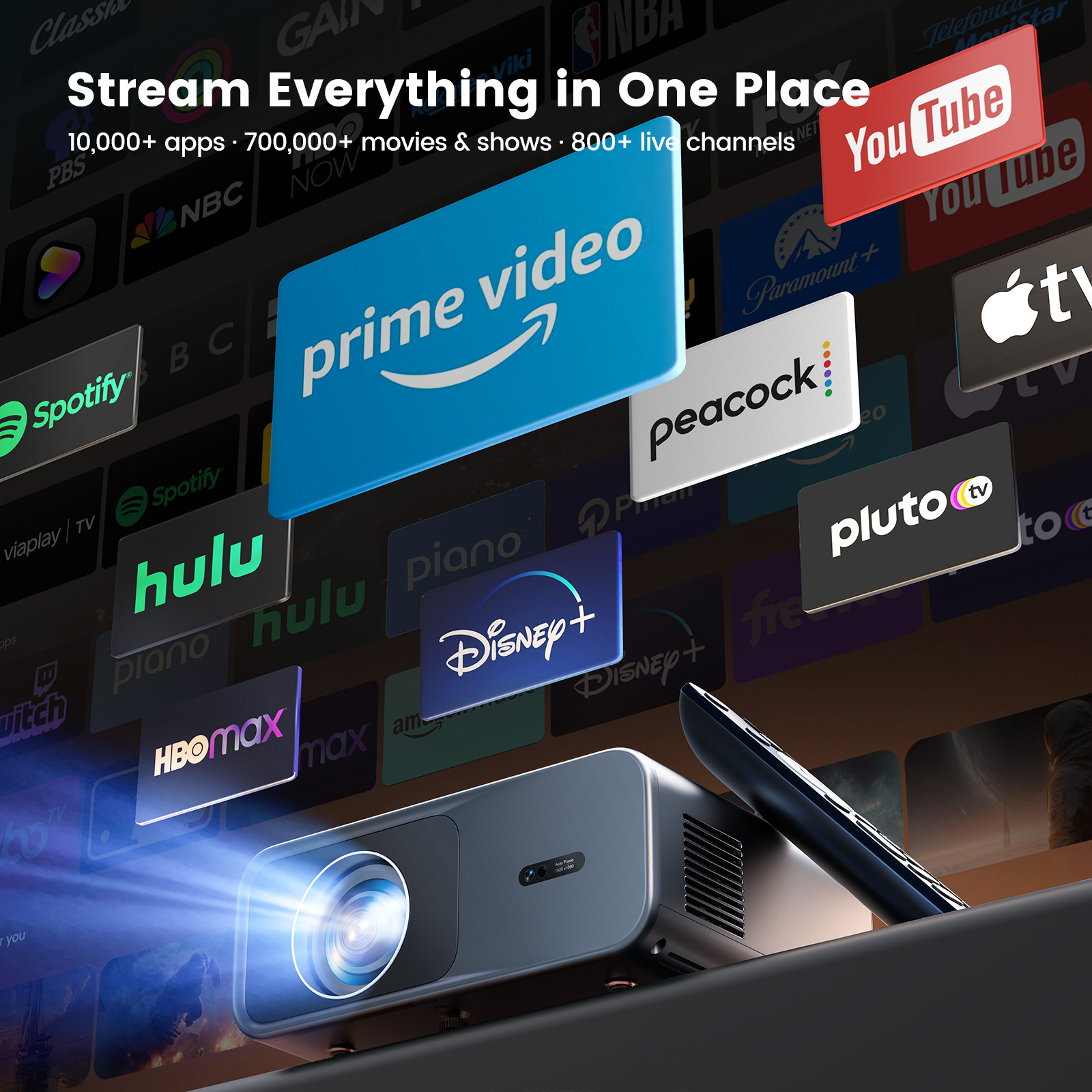 Wimius G1 4K Google TV Project - Home Cinema Tv ulasan dan harga