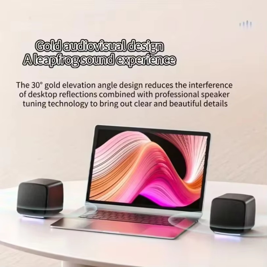Stereo Sound Mini Speakers Wit - Home Cinema Tv ulasan dan harga
