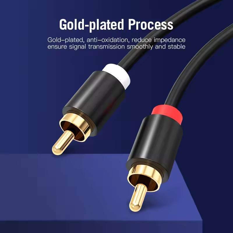 HIFI Stereo RCA Cable 2RCA to  - Home Cinema Tv ulasan dan harga